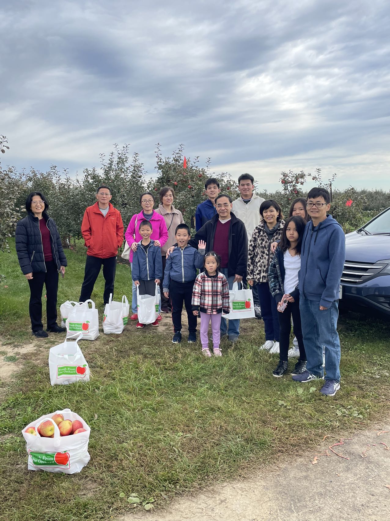 Apple picking outing