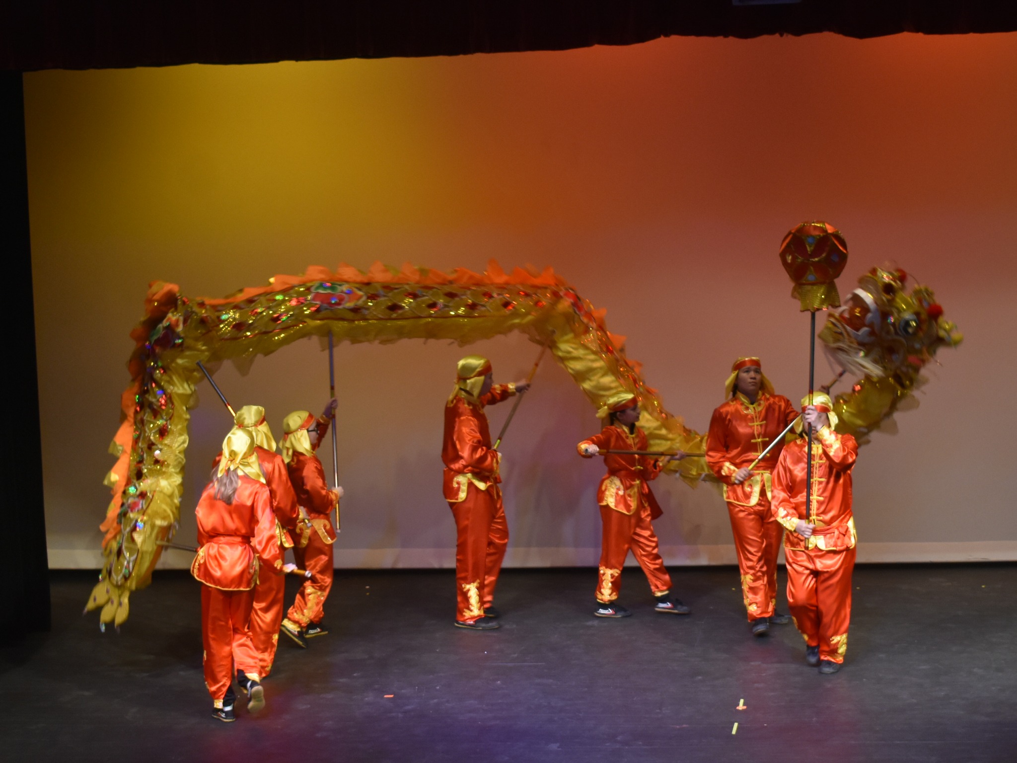 Dragon dance performance