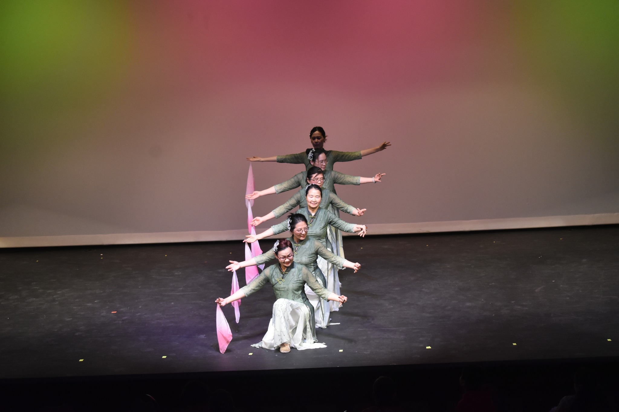 Ribbon dance performance